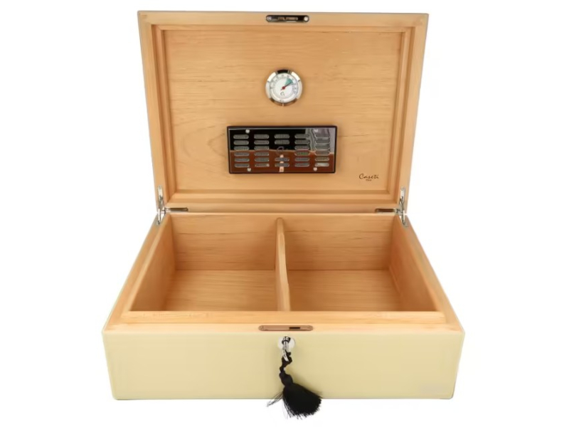 Caseti Paris humidor 80 szivar számára - bézs